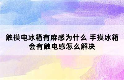 触摸电冰箱有麻感为什么 手摸冰箱会有触电感怎么解决